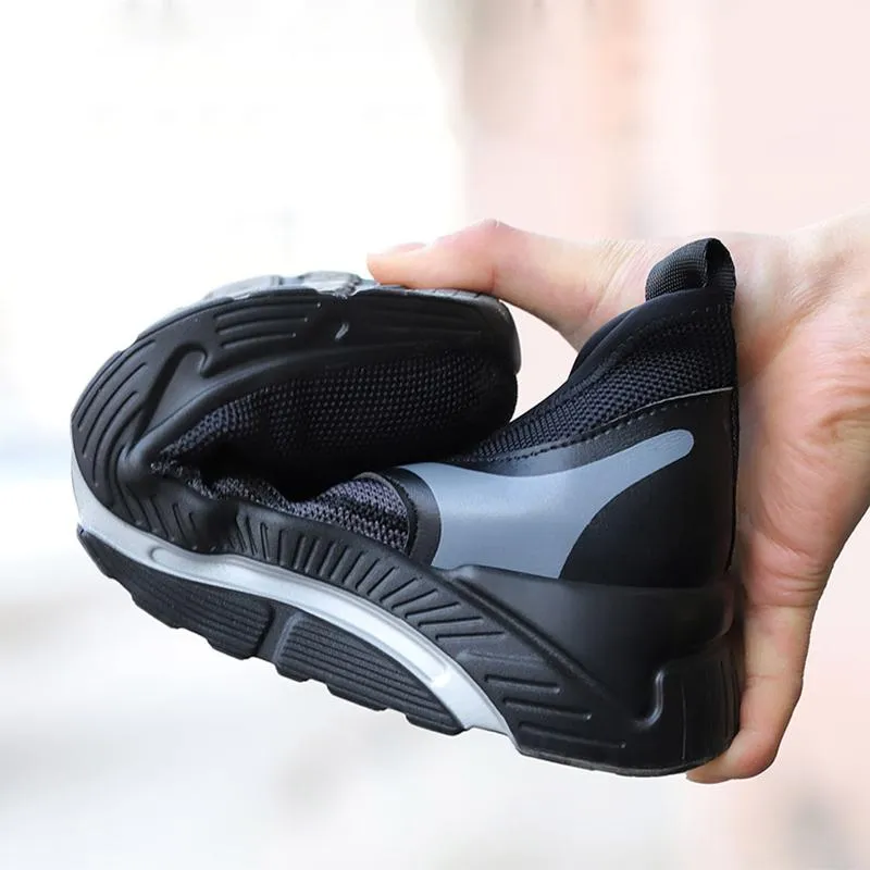 Breathable protective work footwear