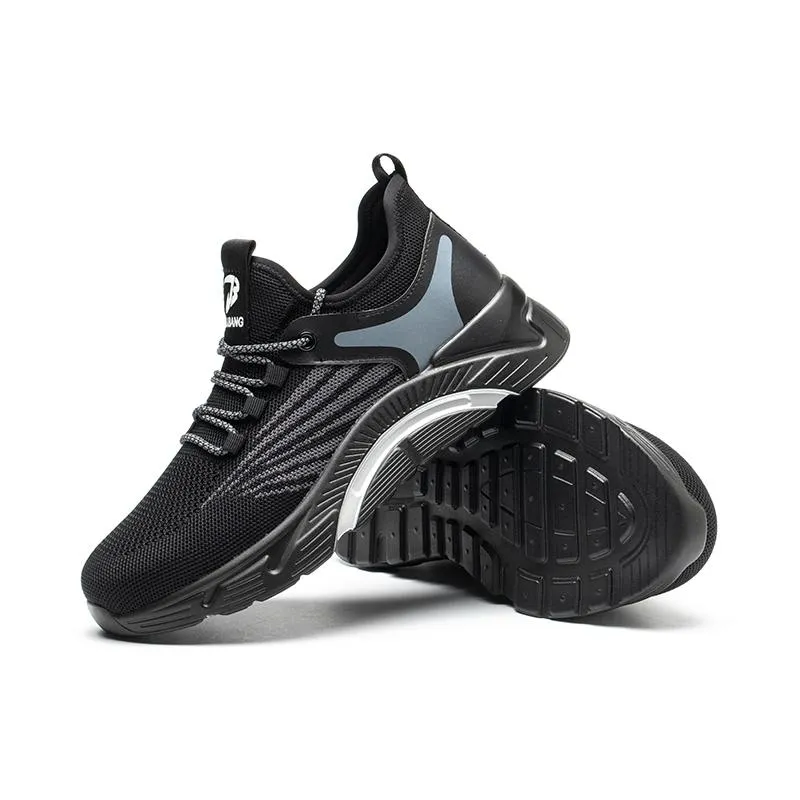 Breathable protective work footwear