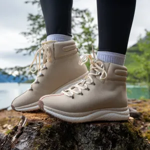BUCKLY in BEIGE Sneaker Boots