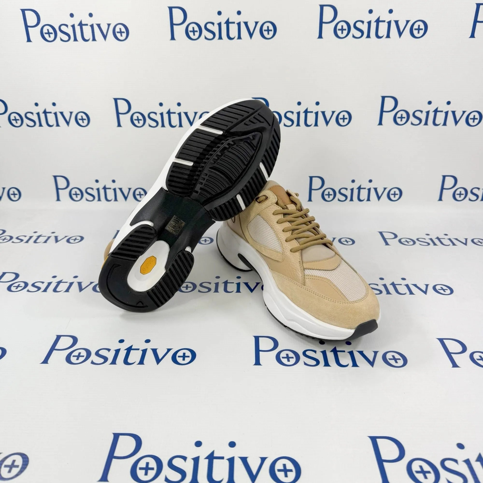 Buscemi Veloce Alce Beige Suede Sneakers