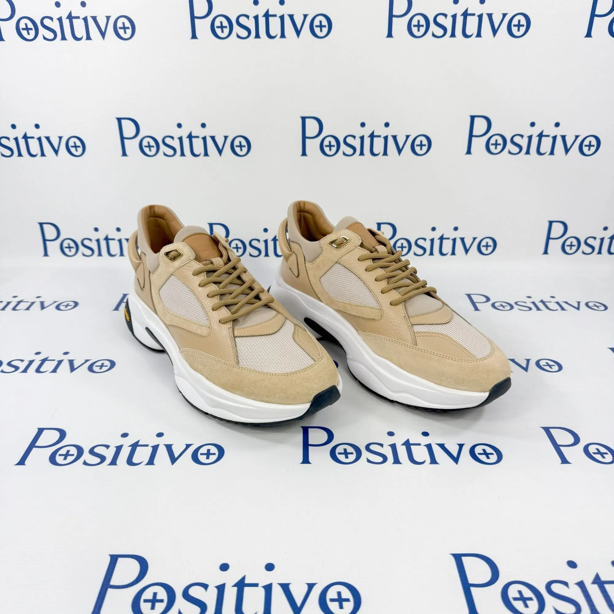 Buscemi Veloce Alce Beige Suede Sneakers