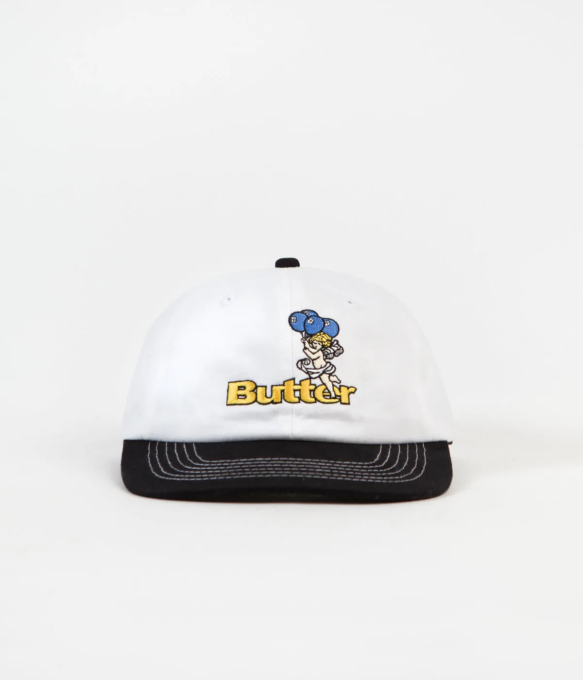 Butter Goods Balloons Logo Cap - White / Black