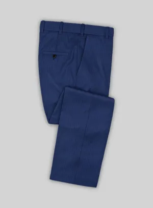 Caccioppoli Sun Dream Amicci Royal Blue Wool Silk Pants