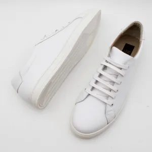 Calf Leather Low-Top Sneakers / White Sole