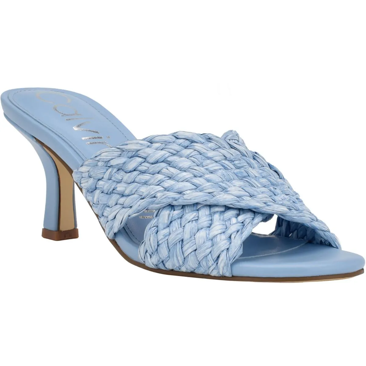 Calvin Klein Womens Chetol2  Woven Slip On Heels