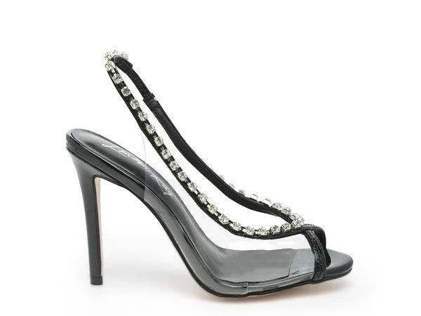 Camarine Clear Stiletto Sling-Back