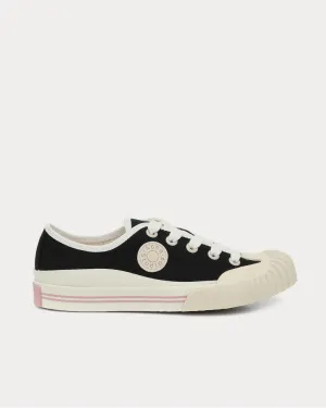 Canvas Black Low Top Sneakers