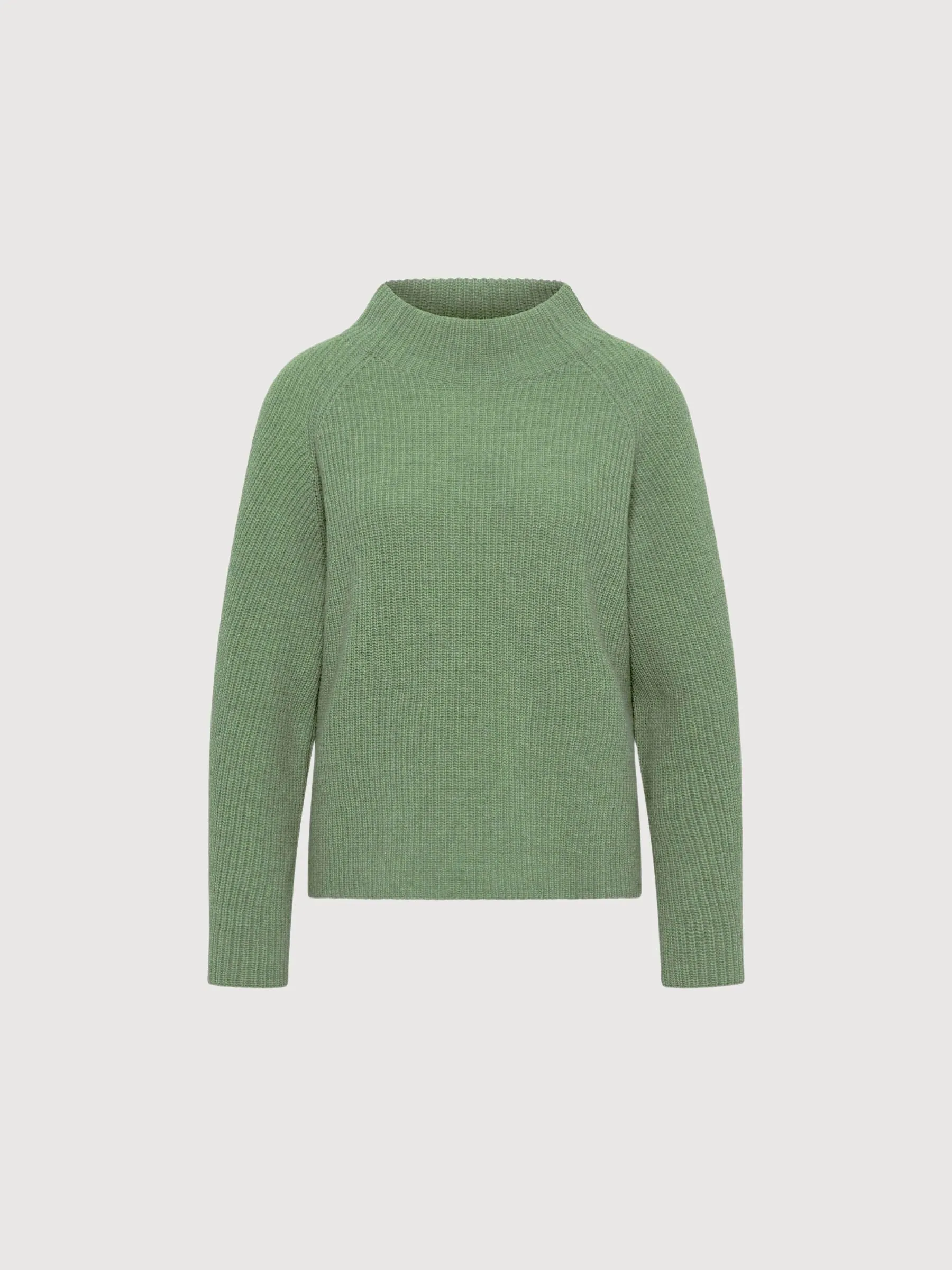 Chunky Knit Jumper Green Woman | Lanius