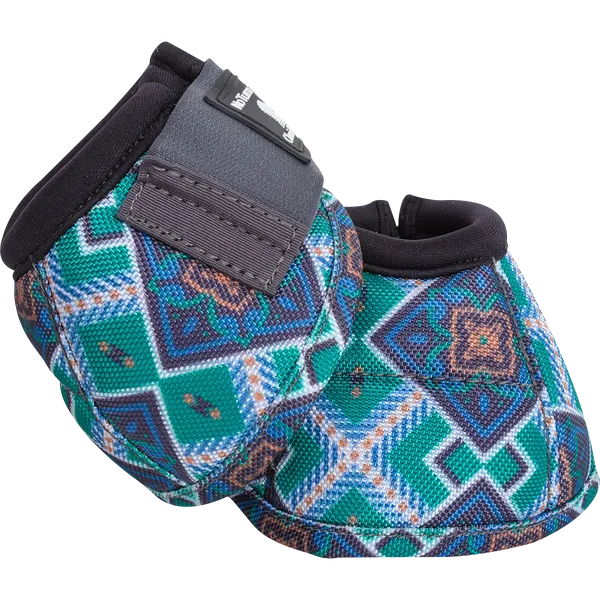 Classic Equine DyNo Turn Designer Line Bell Boot-Emerald Diamond