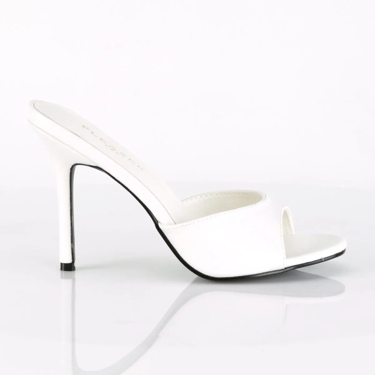 CLASSIQUE-01 White Kid Pu
