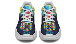 Colorful Autism Chunky Sneakers