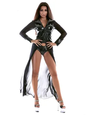 Cordelia Mesh & PVC Dress