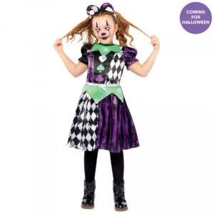 Costume Jester Girl 8-10 Years