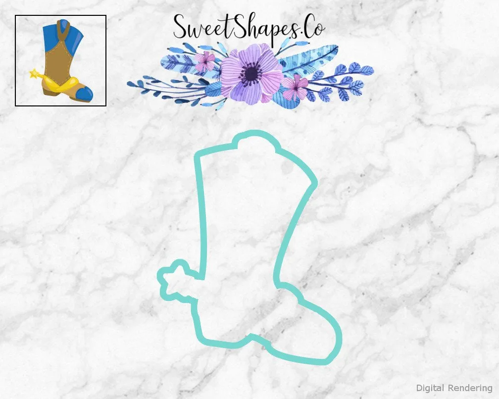 Cowboy Boots 1 Cookie Cutter