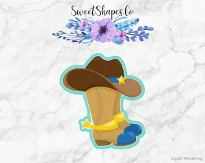 Cowboy Boots 2 Cookie Cutter