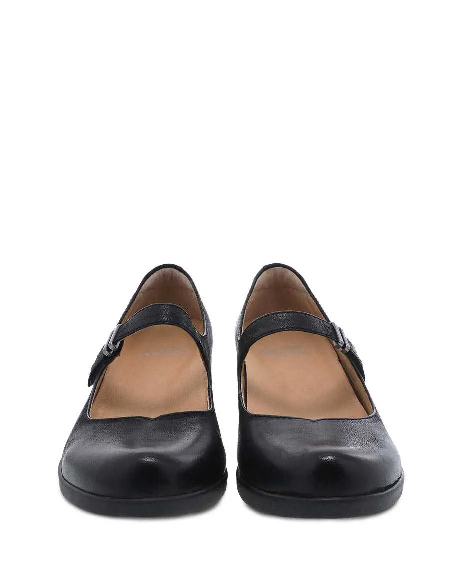 Dansko Women's Callista - Black Burnished Nubuck
