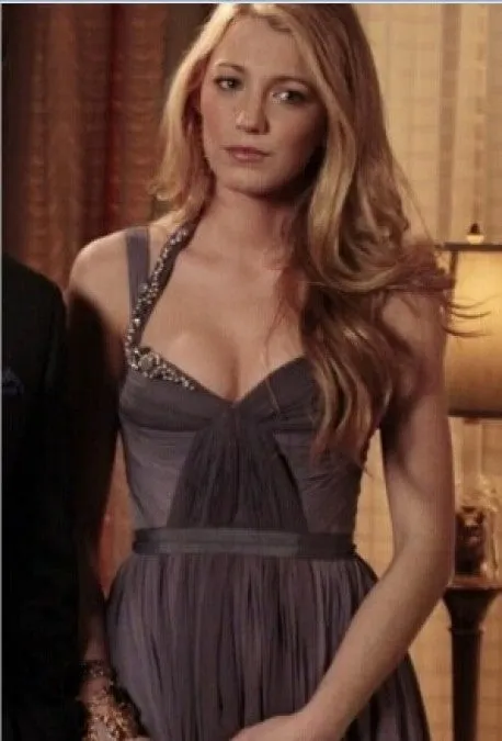 Dark grey Blake Lively Sequins Ruched Dress Short Prom Serena Van der Woodsen Gossip Girl