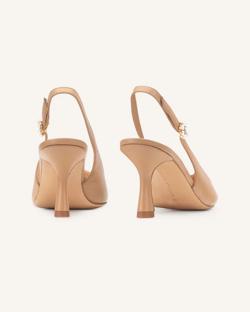 (Delivery Mid-May) - Lucia Tan Slingback