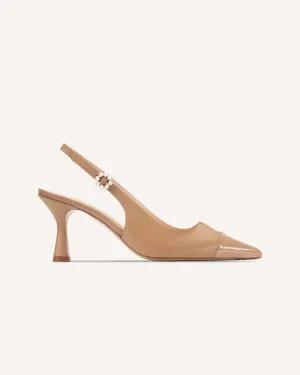 (Delivery Mid-May) - Lucia Tan Slingback