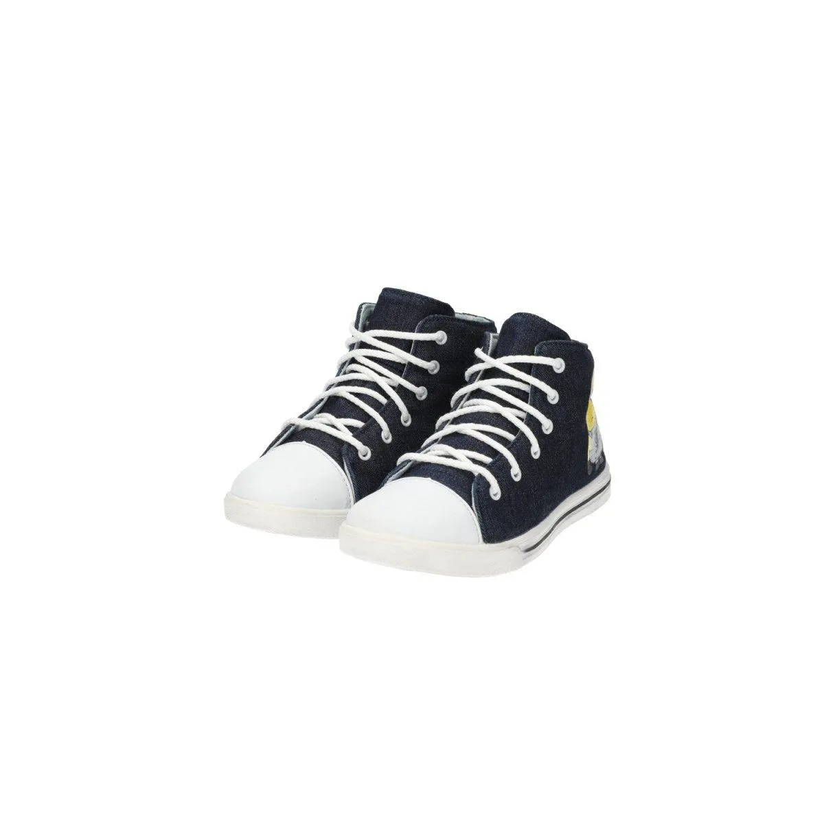 Despicable Me Minion Print Sneakers Black Colour For Kids