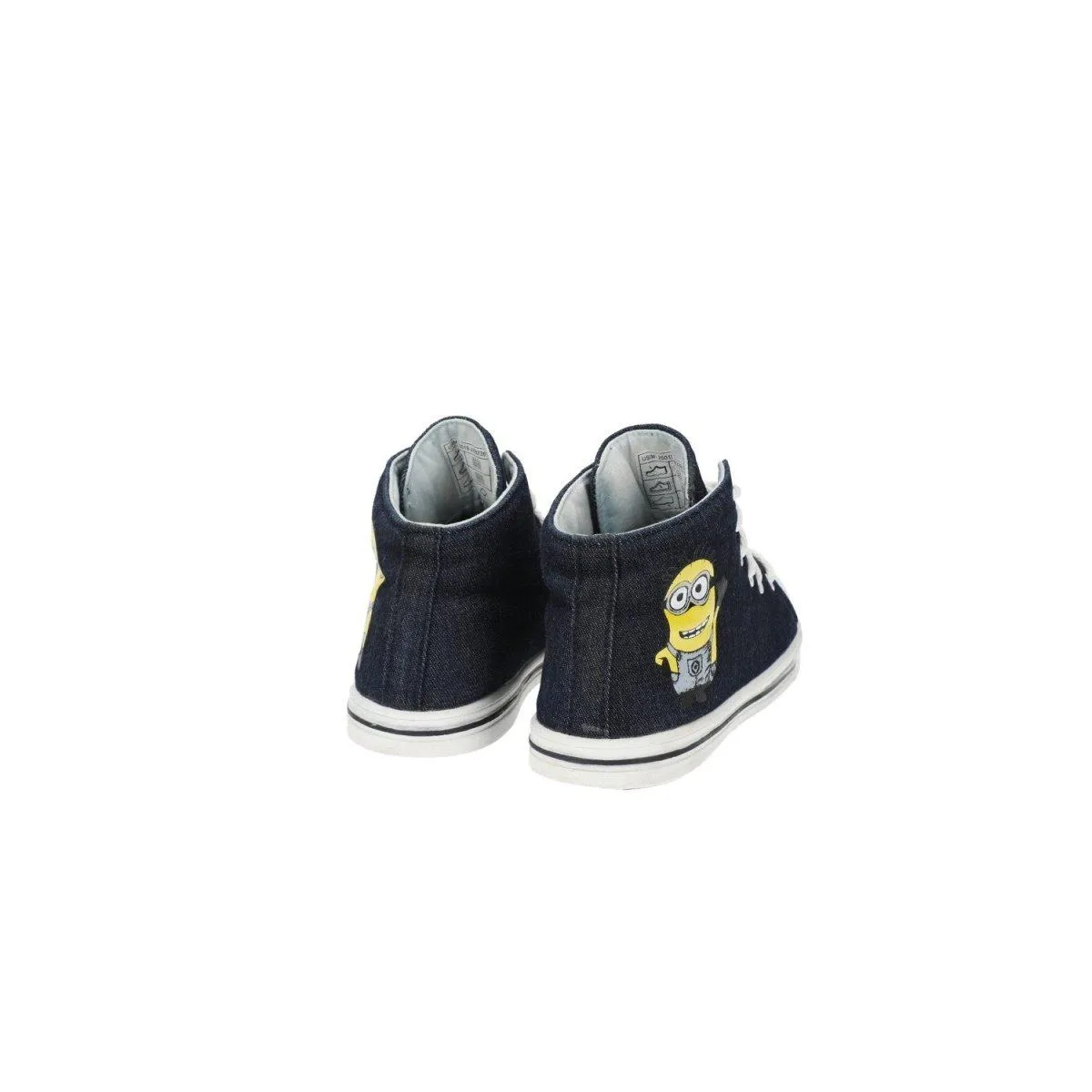 Despicable Me Minion Print Sneakers Black Colour For Kids