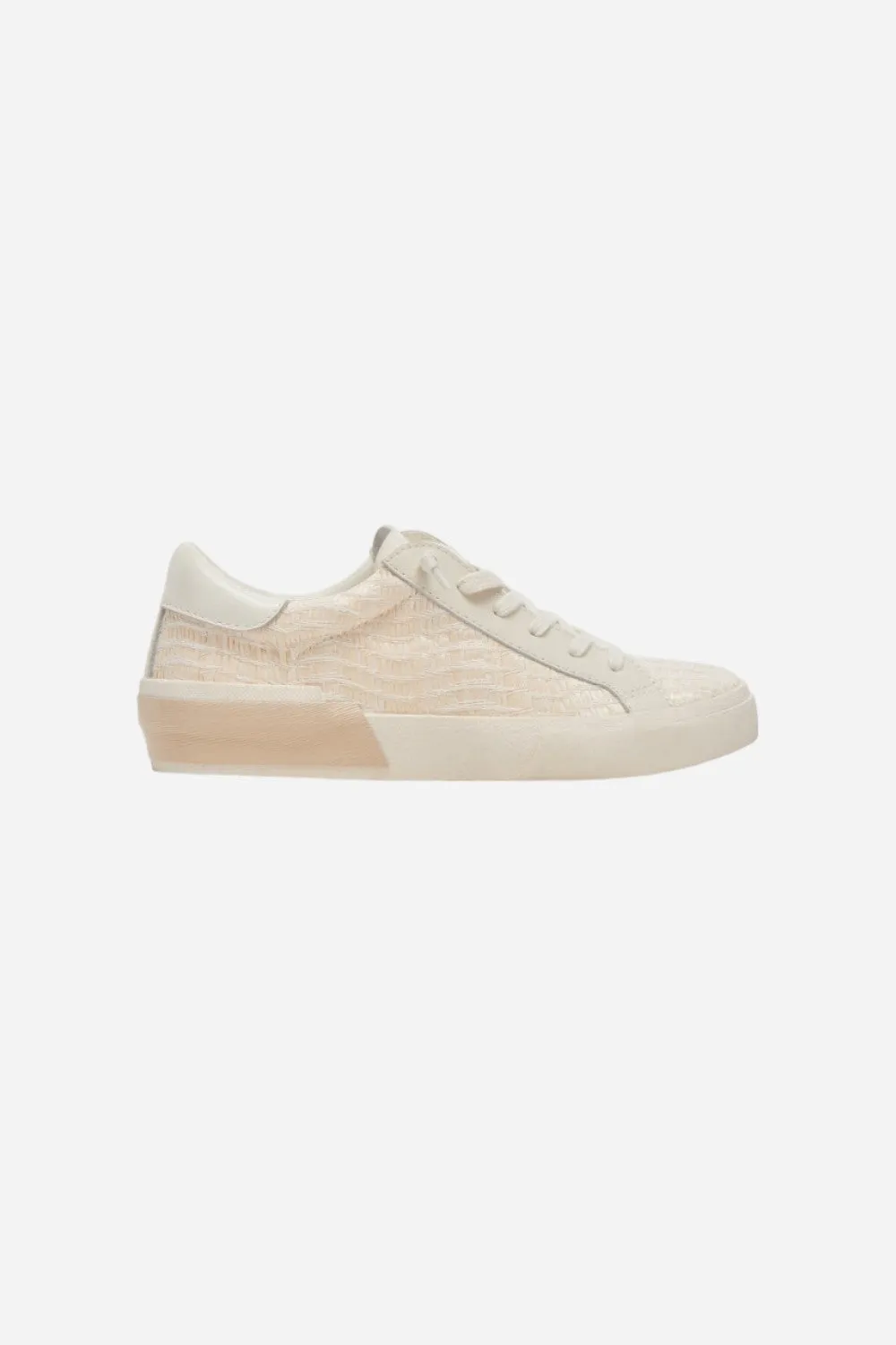 Dolce Vita Zina Sneakers in Bone Raffia