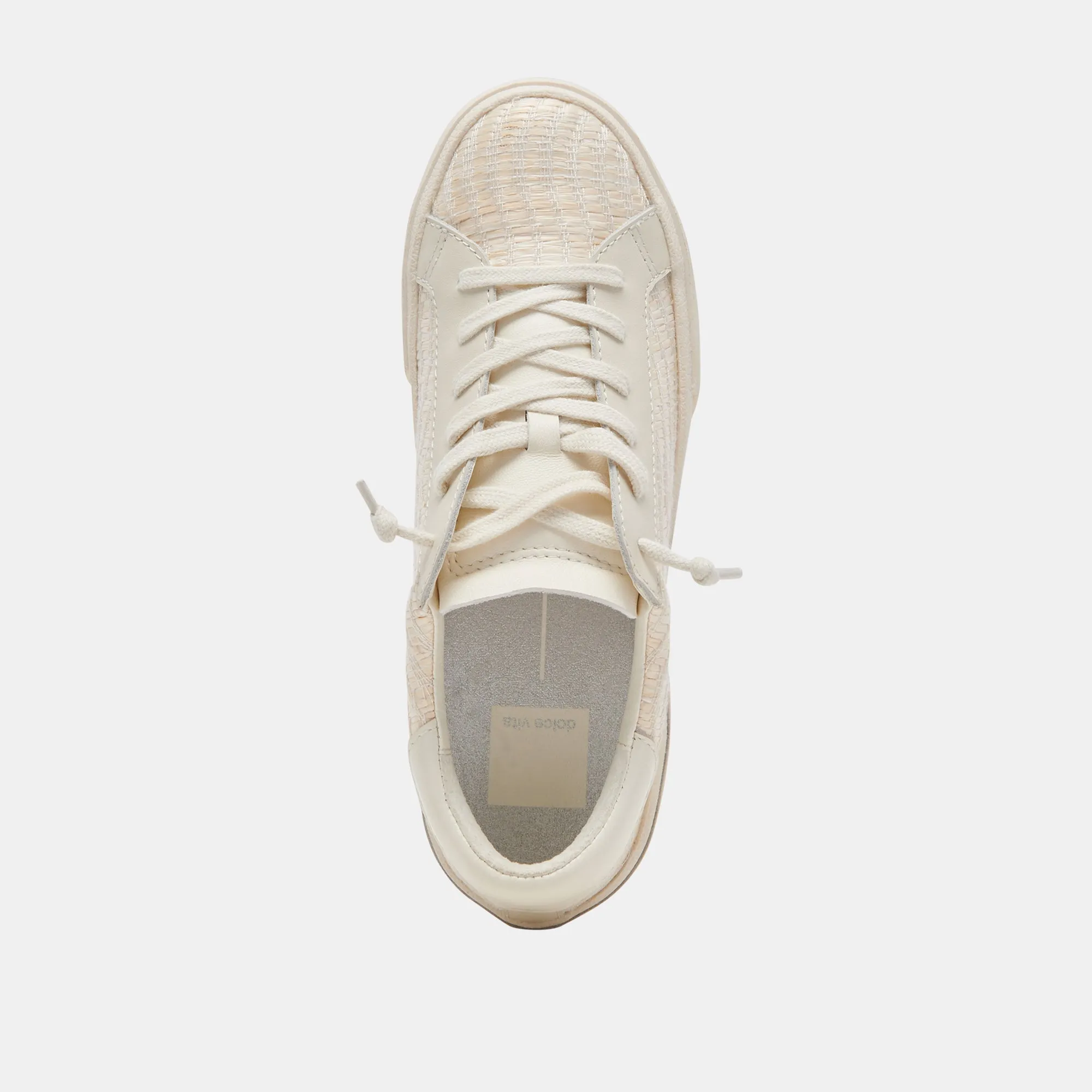 Dolce Vita Zina Sneakers in Bone Raffia
