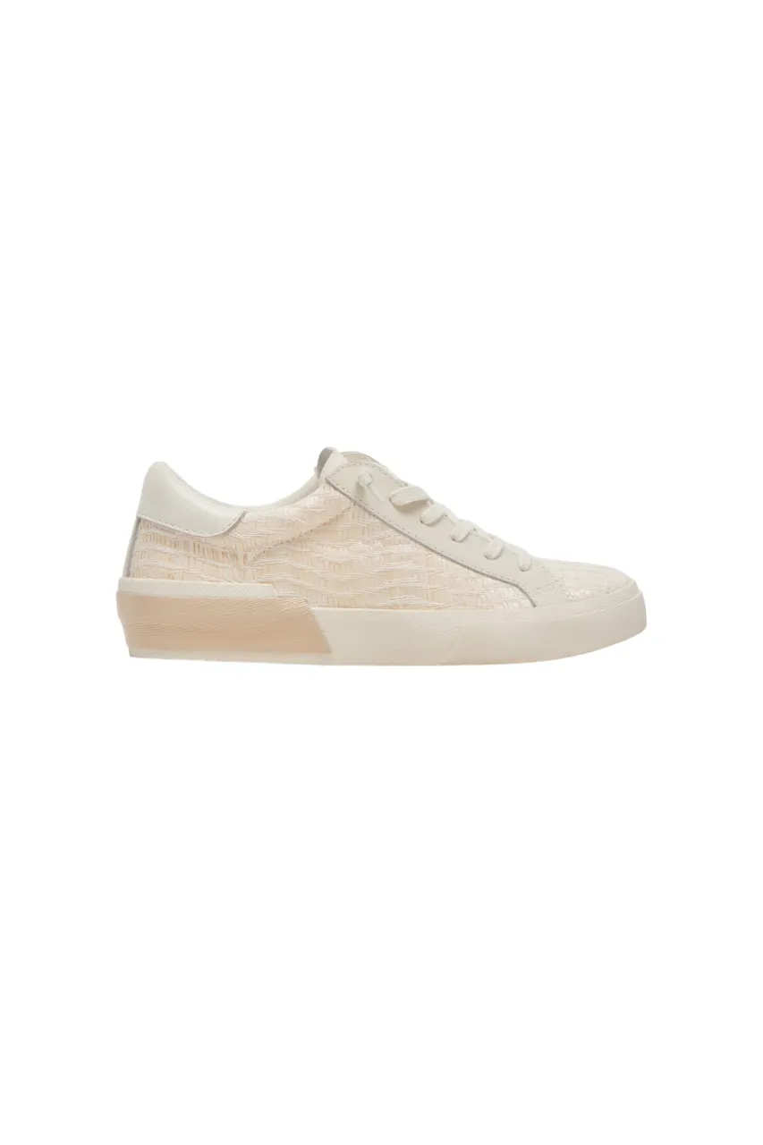 Dolce Vita Zina Sneakers in Bone Raffia