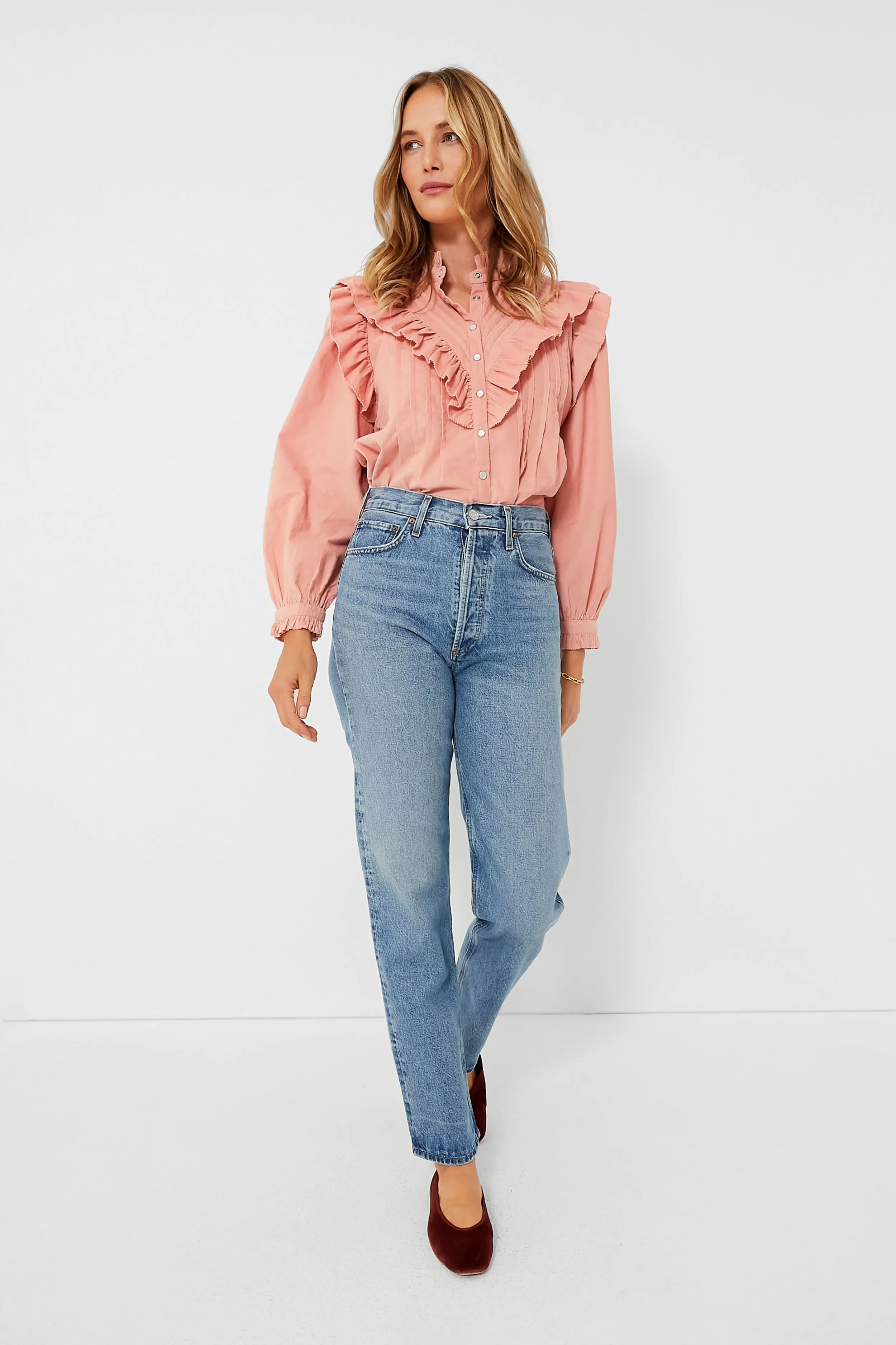 Dusty Pink Arlo Top