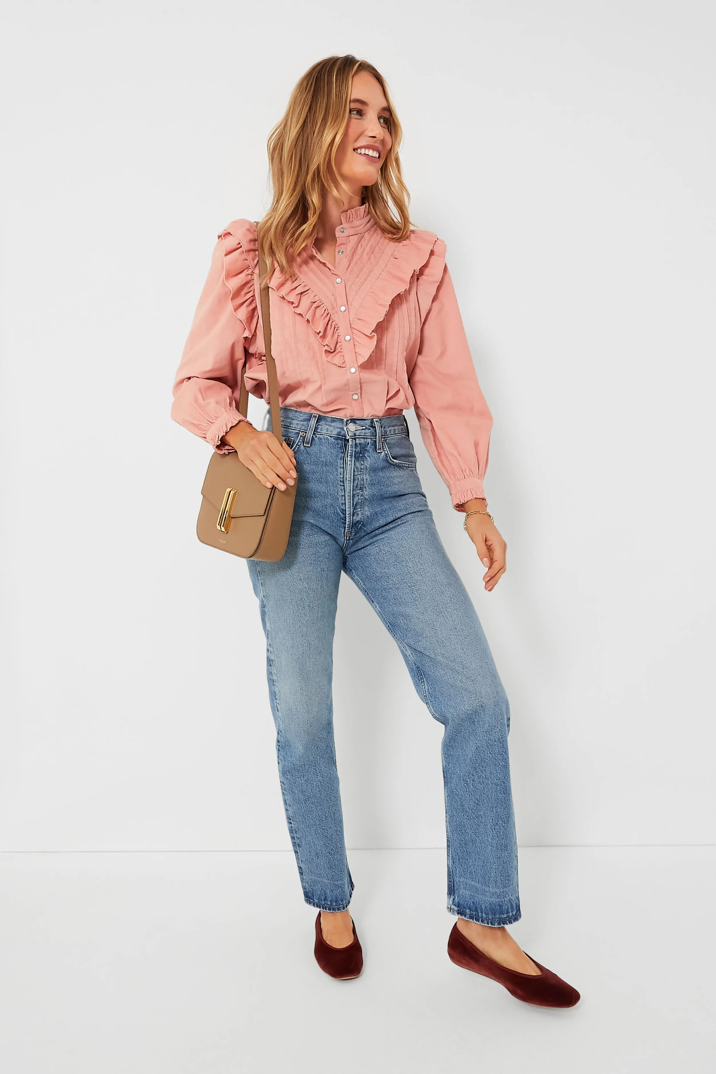 Dusty Pink Arlo Top