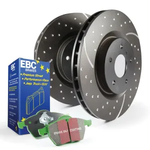 EBC Brakes S10KF1407 S10 Kits Greenstuff 2000 and GD Rotors