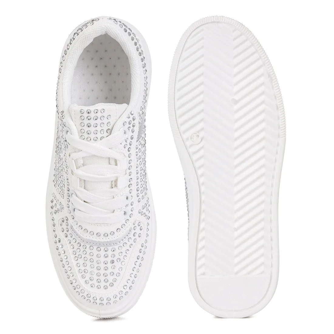 Embellished Chunky Sole Sneakers