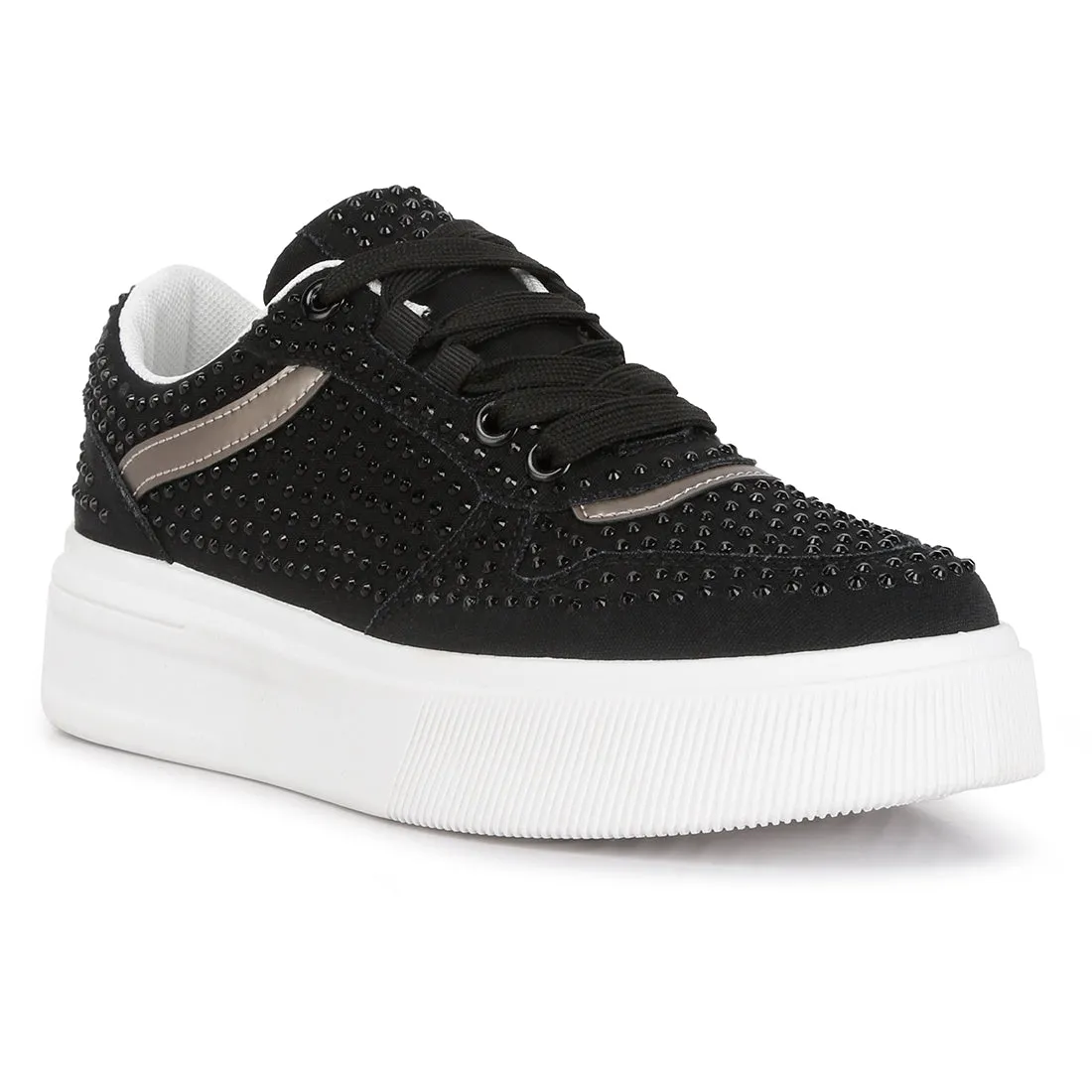 Embellished Chunky Sole Sneakers