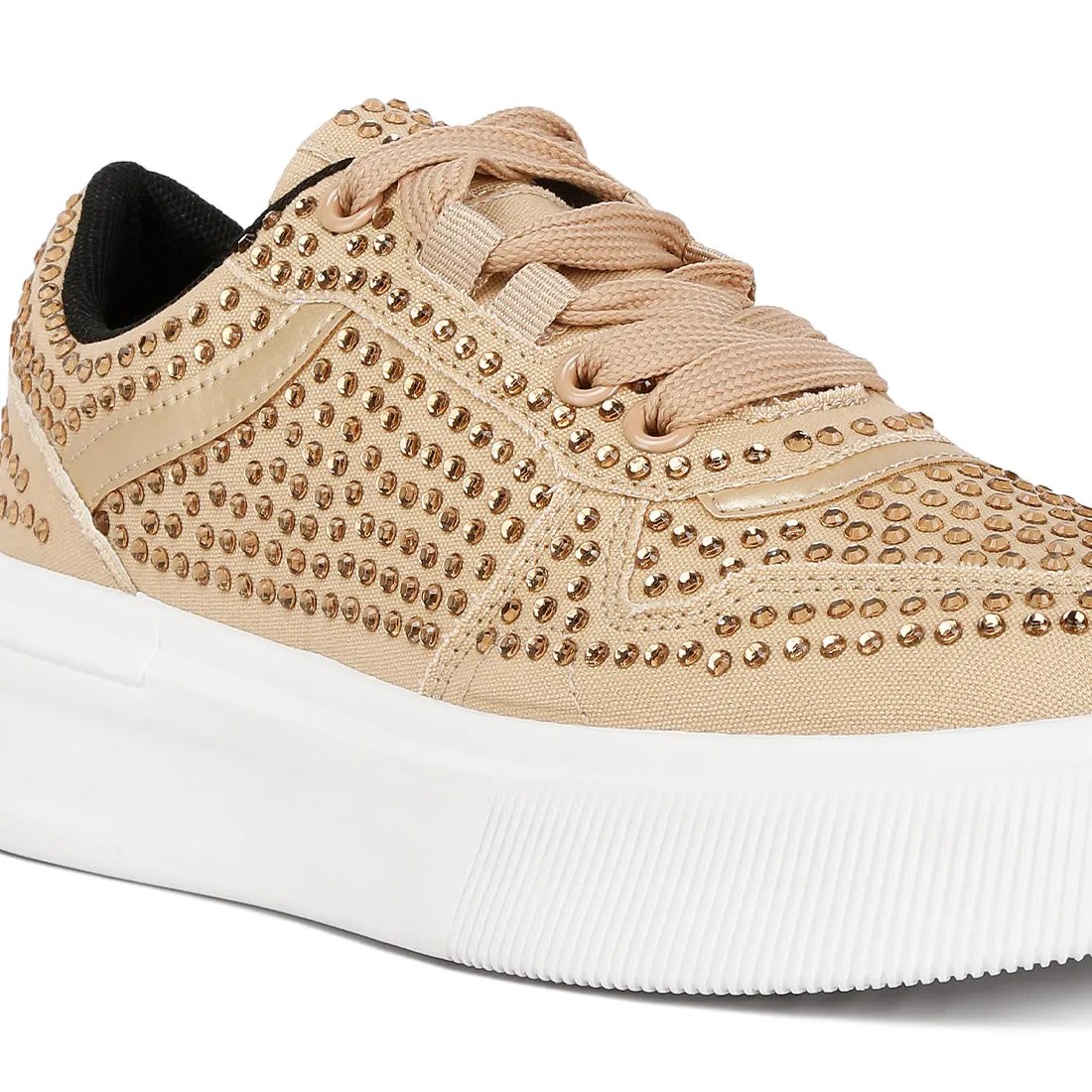 Embellished Chunky Sole Sneakers