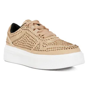 Embellished Chunky Sole Sneakers