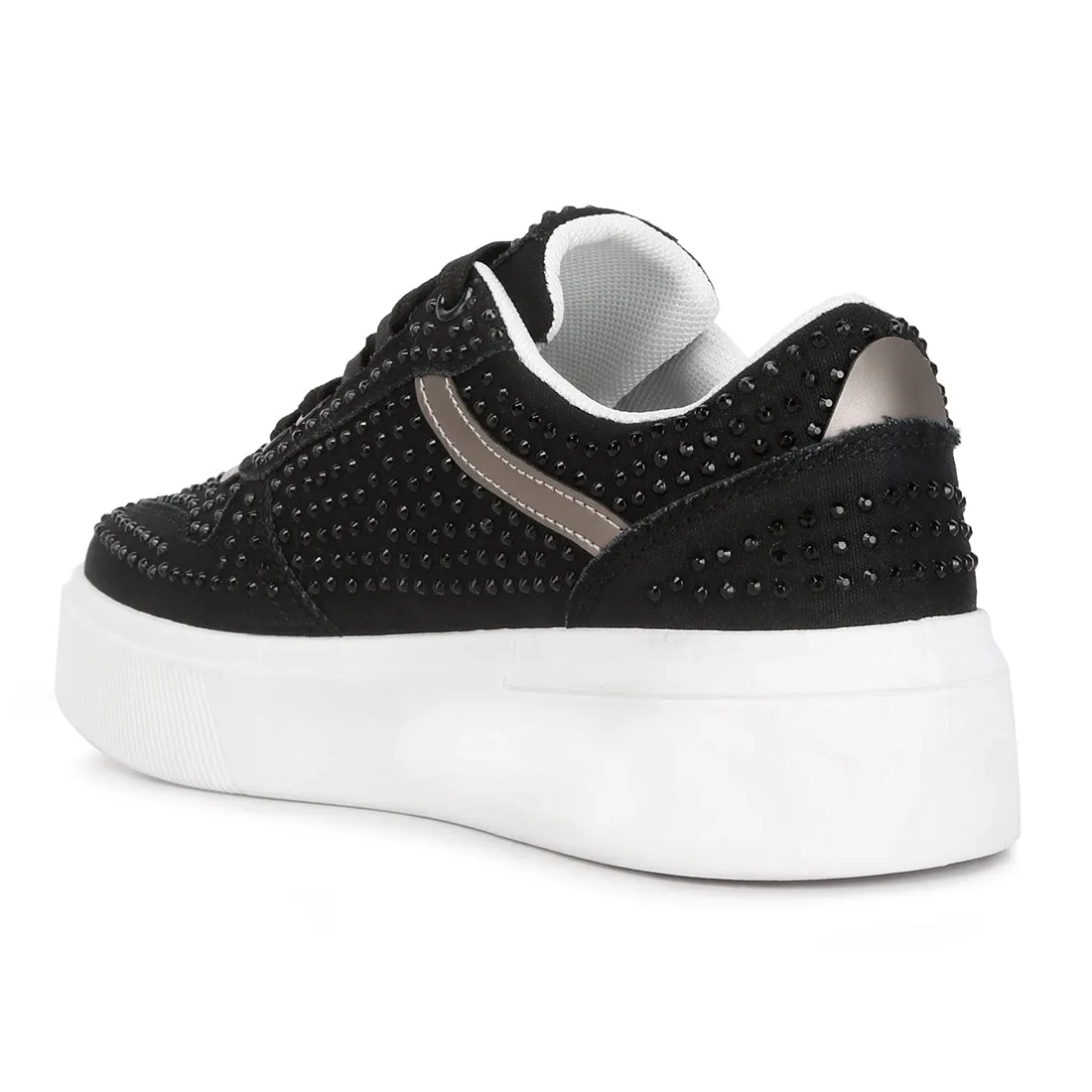 Embellished Chunky Sole Sneakers