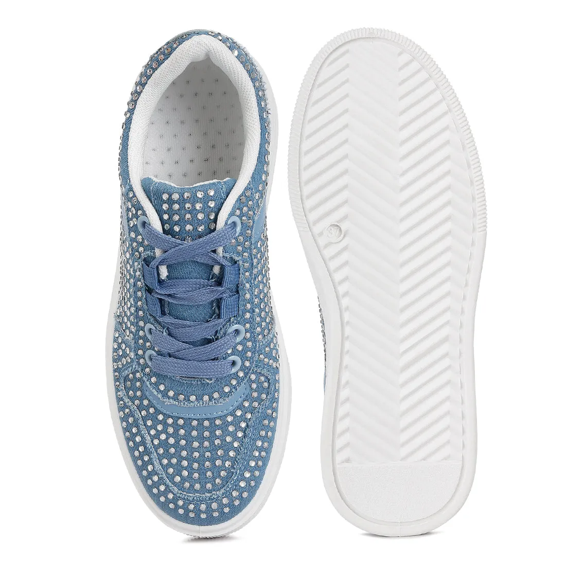 Embellished Chunky Sole Sneakers