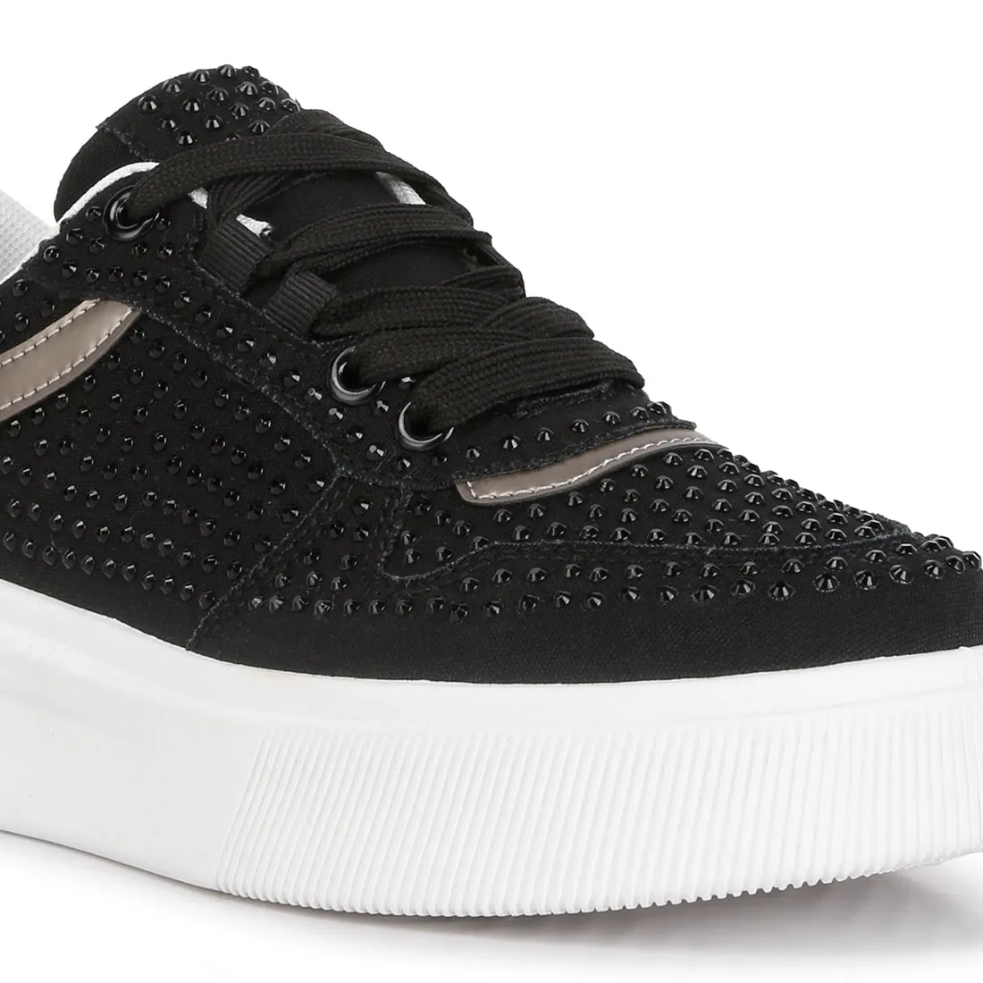 Embellished Chunky Sole Sneakers