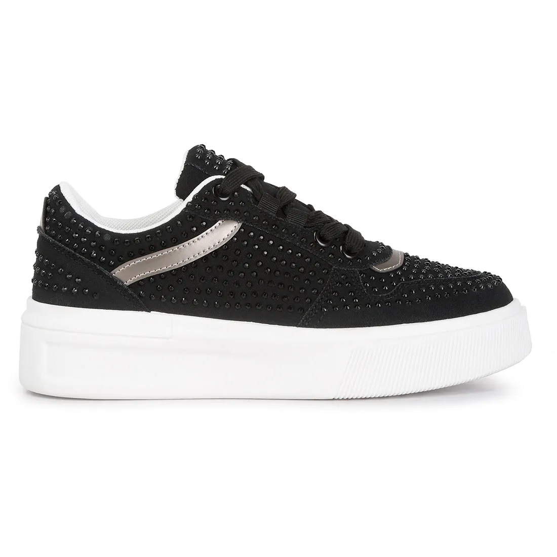 Embellished Chunky Sole Sneakers