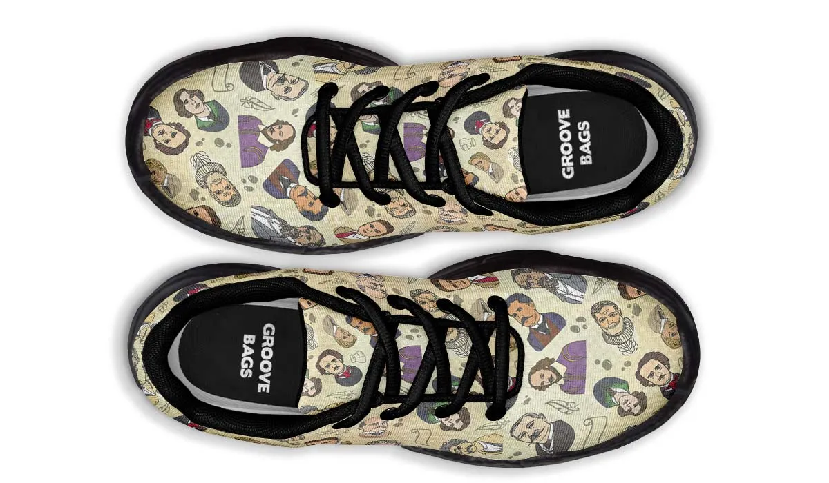 Famous Writers Chunky Sneakers