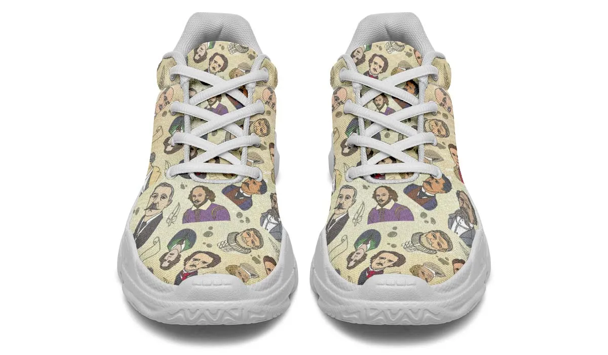 Famous Writers Chunky Sneakers