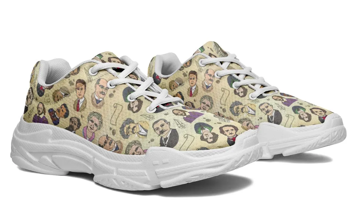 Famous Writers Chunky Sneakers