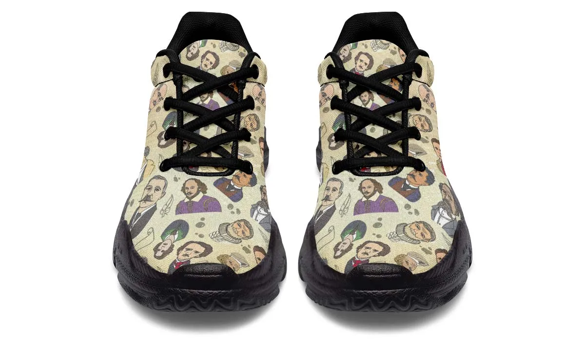 Famous Writers Chunky Sneakers