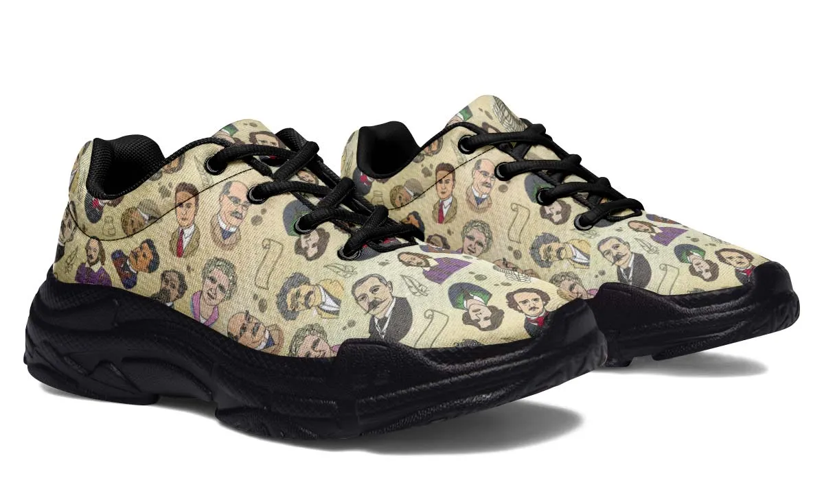 Famous Writers Chunky Sneakers