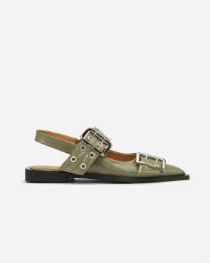 Feminine Buckle Ballerina - Kalamata