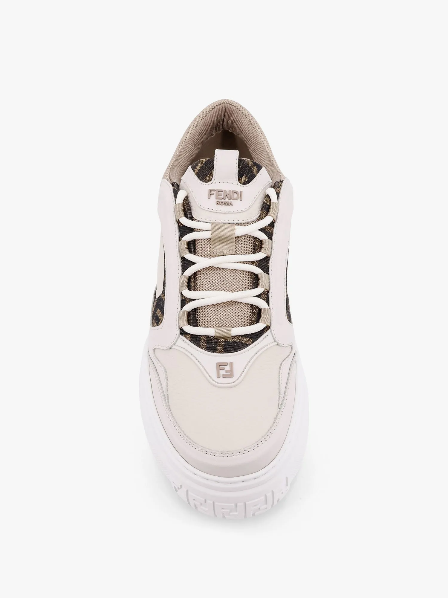 Fendi force low-top leather sneakers