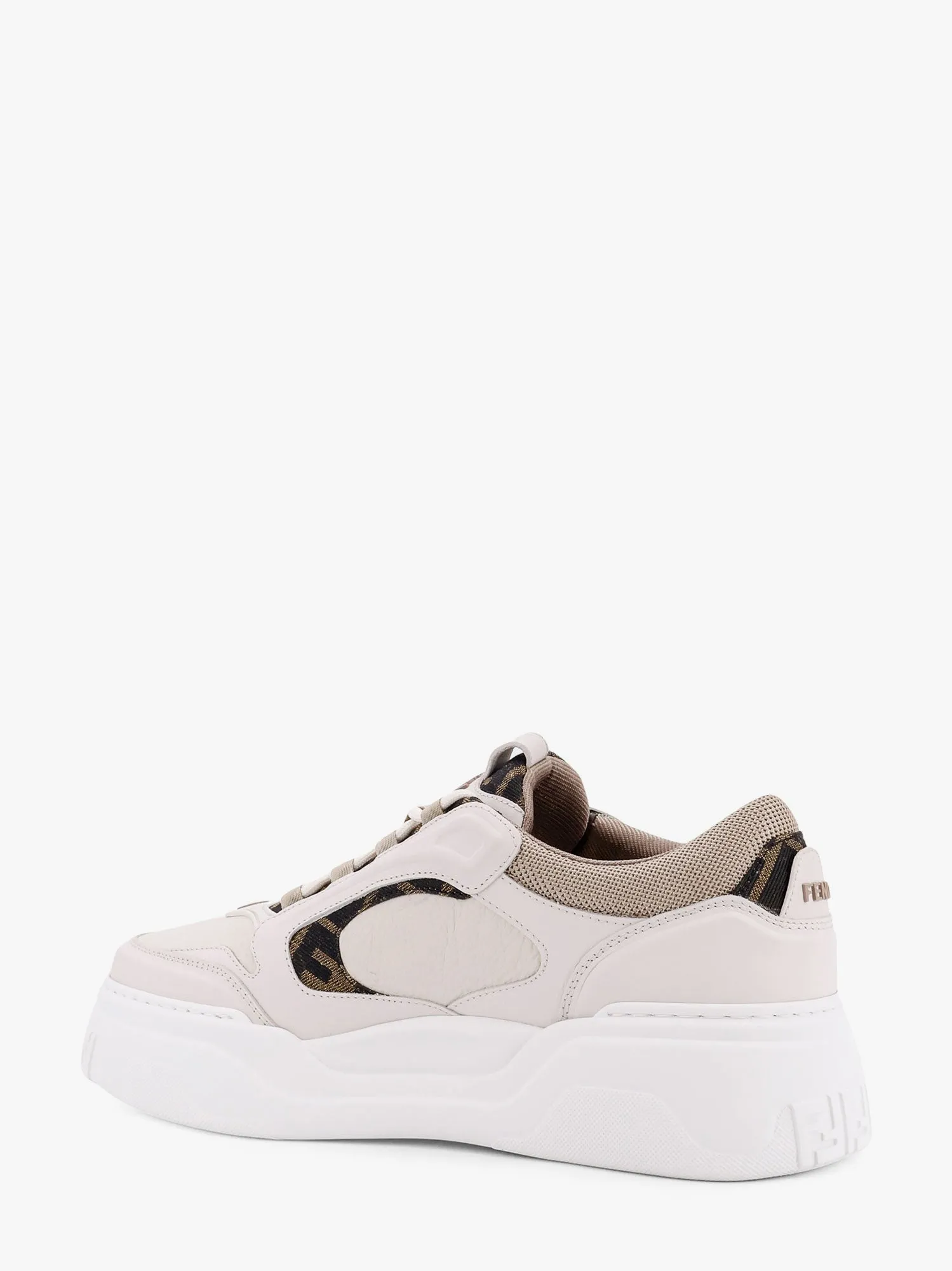 Fendi force low-top leather sneakers