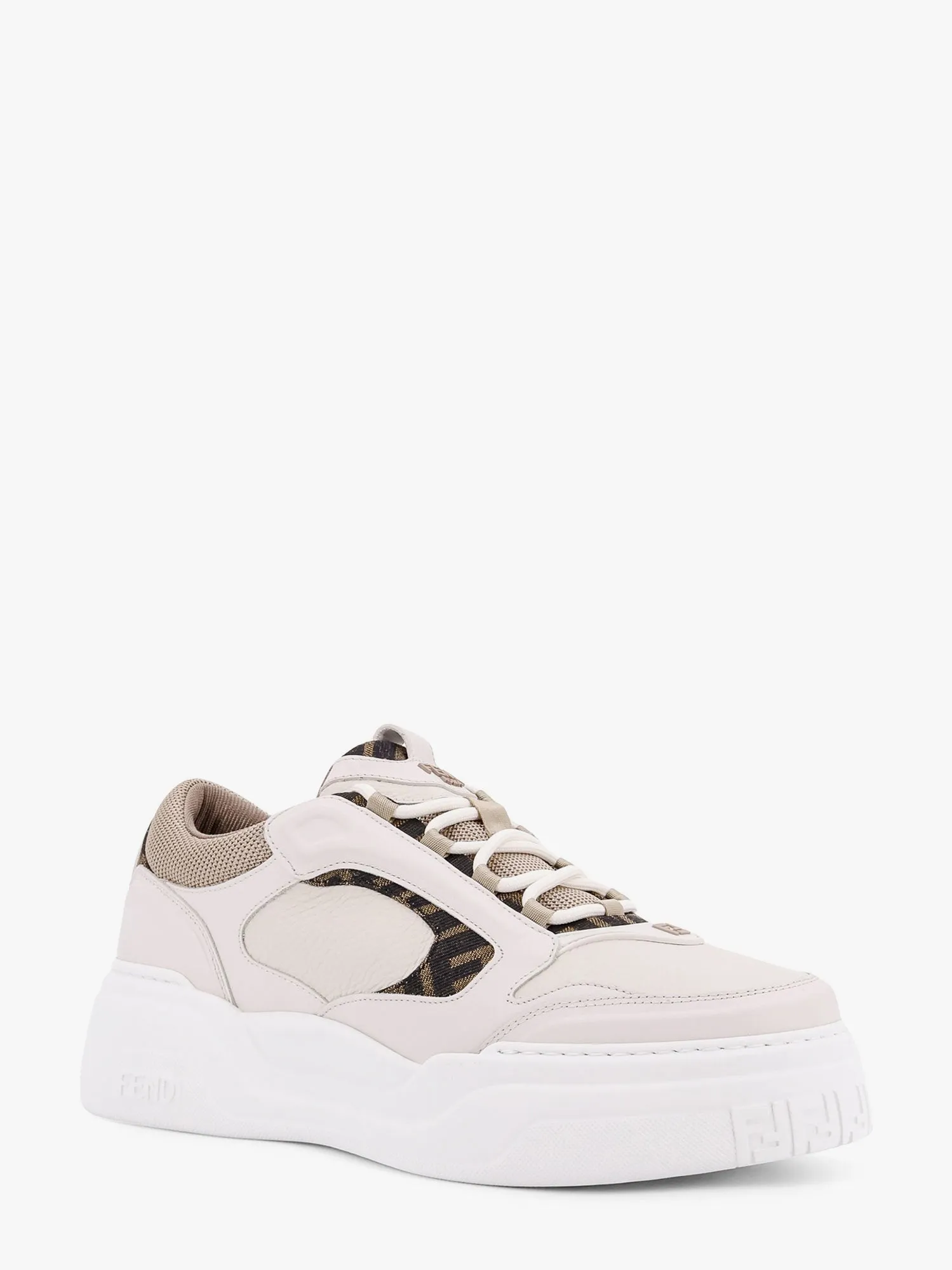 Fendi force low-top leather sneakers