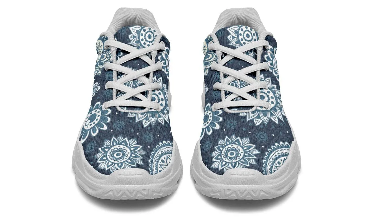 Flower Mandala Chunky Sneakers