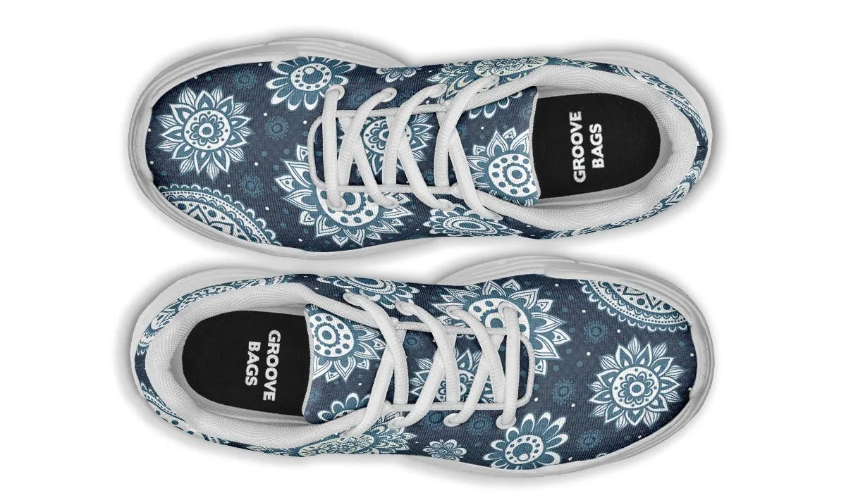 Flower Mandala Chunky Sneakers